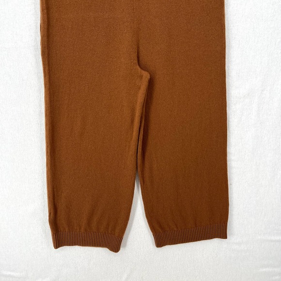 EVERLANE The Cashmere Jumpsuit Womens Small Brown Sleeveless Wide Strap Knit - Picture 9 of 16